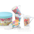 HJBD505-303 ceramic mugs print flower